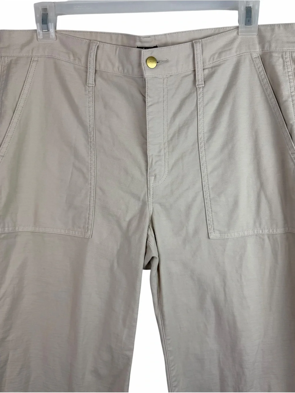 J. Crew | Cream Camp Pocket Wide Leg Pants New